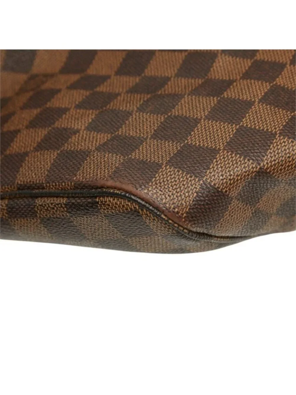 Louis Vuitton Damier Neverfull GM Tote Shoulder Bag Brown Leather